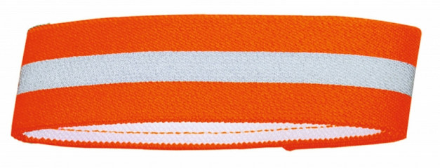 Odsevna elastična ovratnica - oranžna