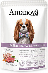 AMANOVA GOVEDINA IN PIŠČANEC BREZ ŽIT - natural & tasty  Brilliant Beef & Chicken