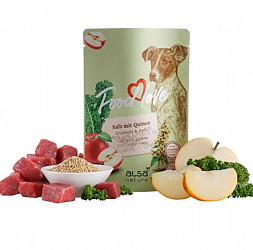 ALSA NATURE FOOD LOVE - TELETINA S KVINOJO, KODROLISTNIM OHROTOM IN JABOLKOM