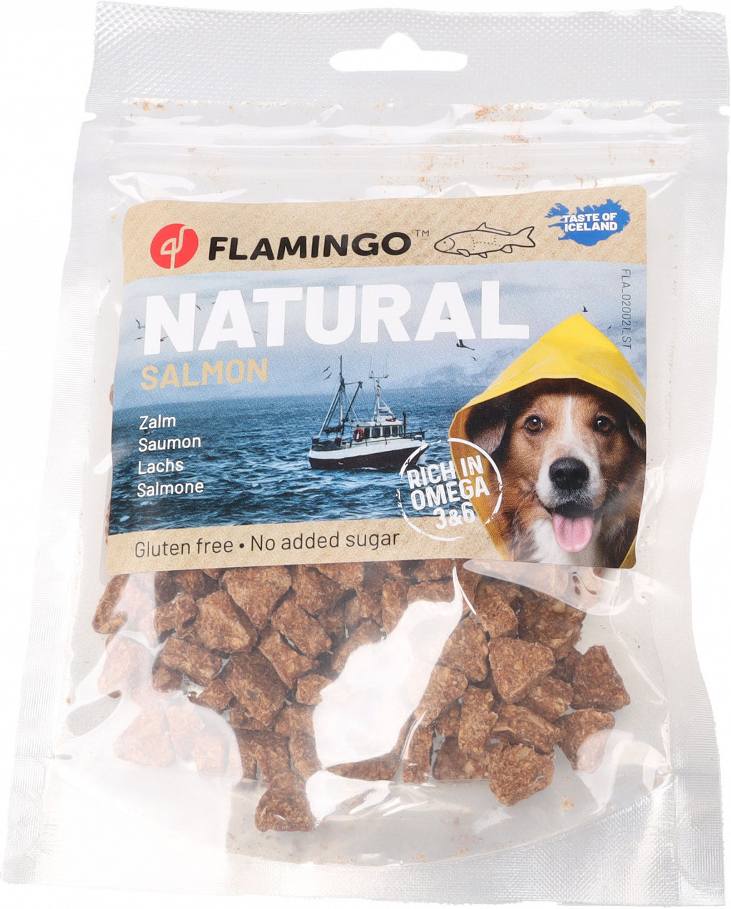 Flamingo Nature trikotniki z lososom