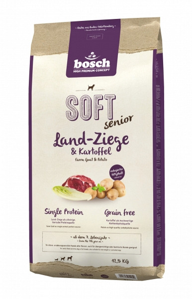 Bosch Soft+ Senior - Koza in krompir - 20% svežega kozjega mesa