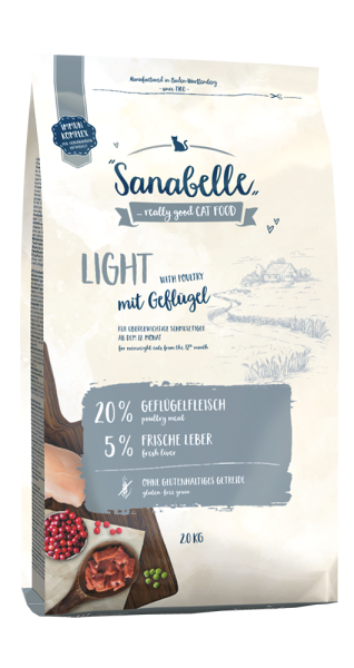 Hrana za mačke Sanabelle Light hrana za mačke s prekomerno težo
