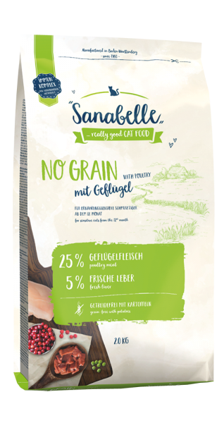 Hrana za mačke Sanabelle No Grain - brez žit