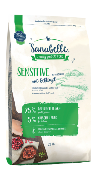 Hrana za mačke Sanabelle Sensitive s svežim perutninskim mesom