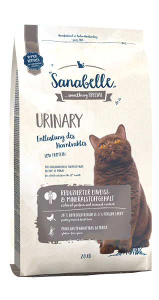 Hrana za mačke Sanabelle Urinary mačja hrana za zdrav urinarni trakt