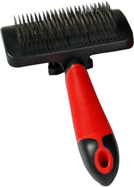 FLAMINGO SLICKER BRUSH - MEHKOŽIČNATA KRTAČA SAMOČISTILNA
