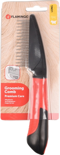 flamingo grooming comb - dvoredni glavnik vrtljiv