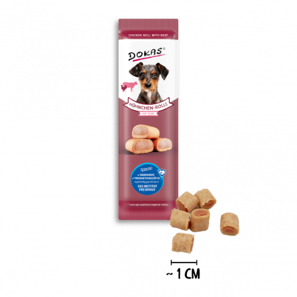 DOKAS - PIŠČANČJE ROLICE Z GOVEDINO 