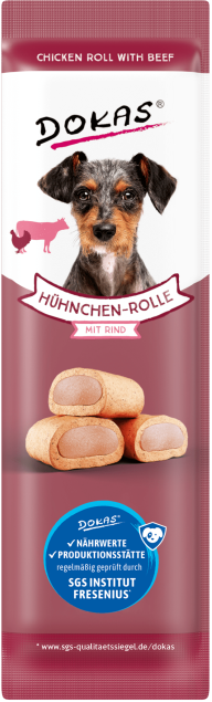 DOKAS - PIŠČANČJE ROLICE Z GOVEDINO 