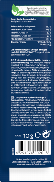 DOKAS - PIŠČANČJE ROLICE Z RACO