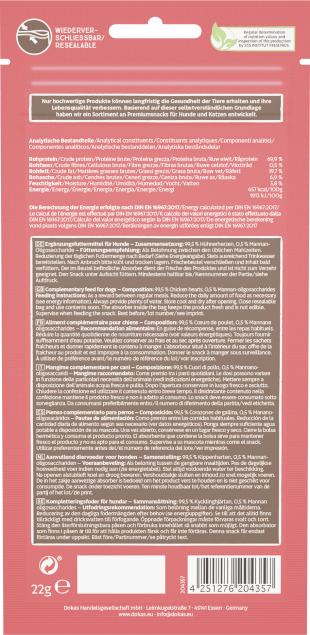 DOKAS - LIOFILIZIRANA PIŠČANČJA SRCA