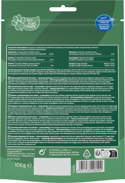 DOKAS - PALČKE Z ALGAMI