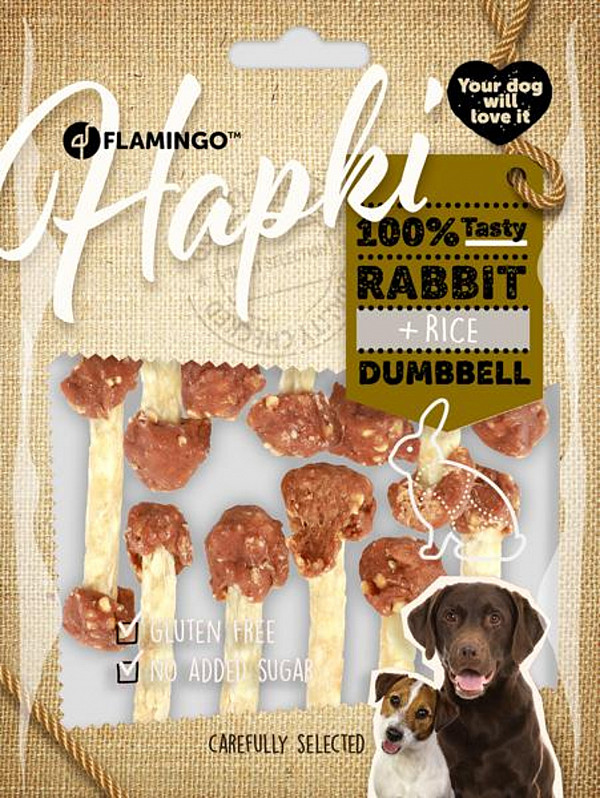 Flamingo Hapki palčke s kuncem in rižem