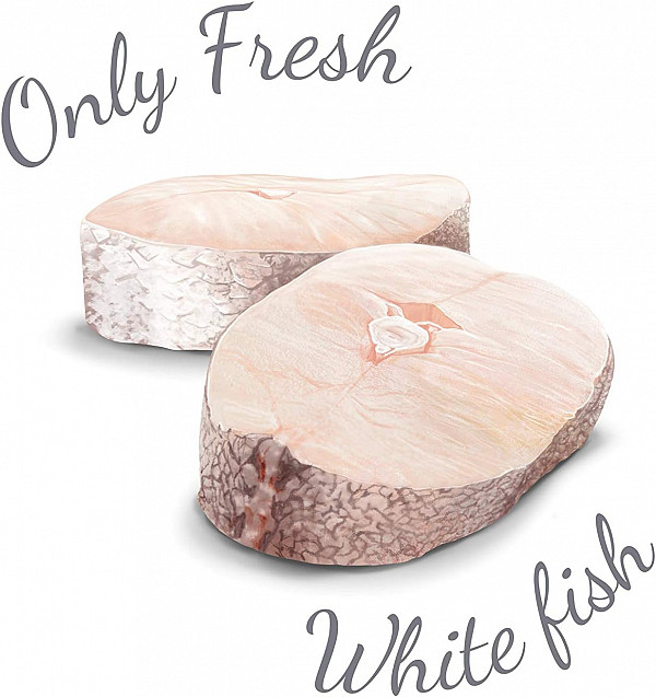 AMANOVA SVEŽA BELA RIBA IN KVINOJA natural & tasty - MATURE FISH DELICAY