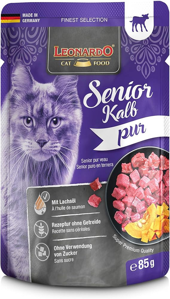 Leonardo Finest Selection - Senior teletina za starejše mačke