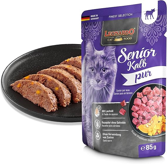 Leonardo Finest Selection - Senior teletina za starejše mačke