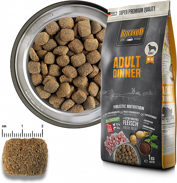 BELCANDO ADULT DINNER - S SVEŽIM PIŠČANCEM IN RIBO