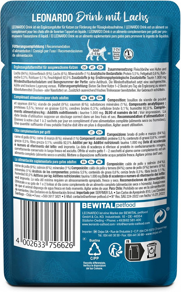 Leonardo Drink - juha z lososom