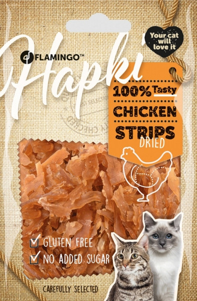 HAPKI CHICKEN STRIPS DRIED-PIŠČANČJI TRAKCI