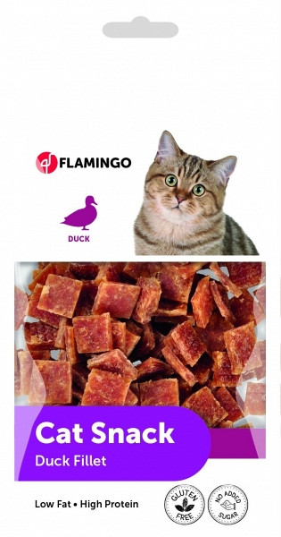 FLAMINGO CAT SNACK DUCK FILLET-RAČJE MESO FILE