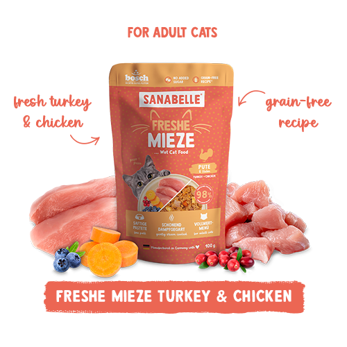 Sanabelle Freshe Mieze - puran in piščanec