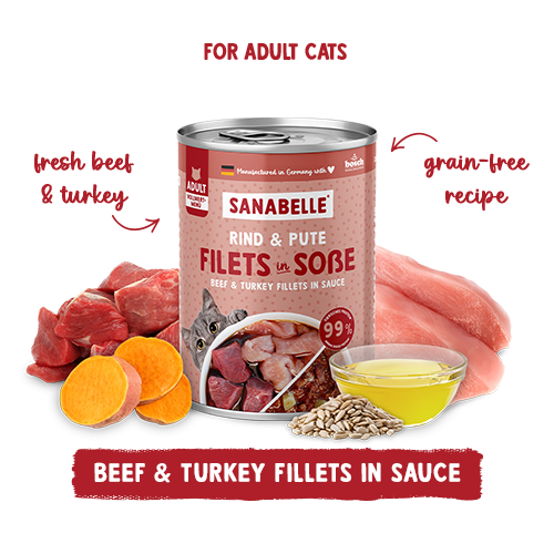 Sanabelle - govedina in puran v omaki